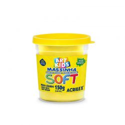 Massinha Modelar Soft Com 3 Potes 150g Cada Art Kids