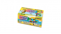 Tempera Guache Com 6 Cores - 15ml Acrilex