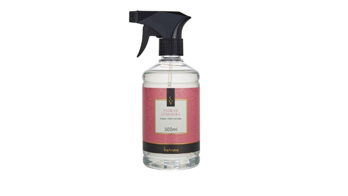 Água Perfumada Para Tecidos – 500ml - Flor de Cerejeira - Via Aroma Imagem 1